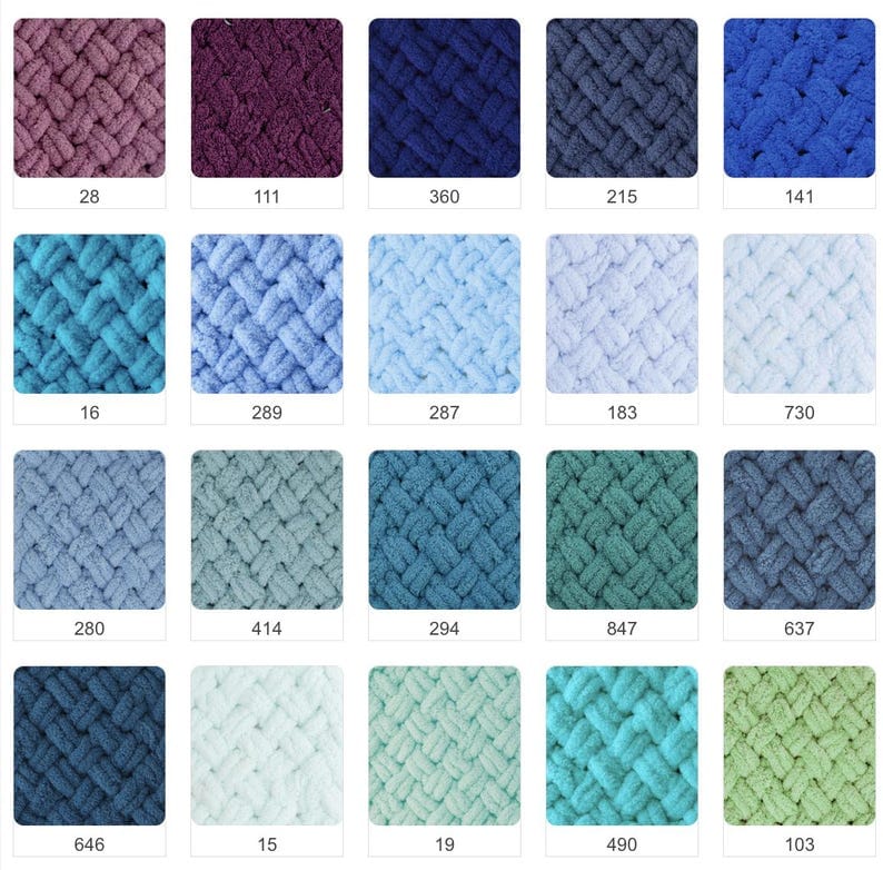 Bestseller · Handgemachte Babydecke aus Chenillegarn | 80x100 cm