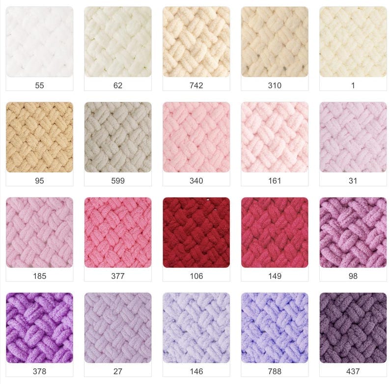 Bestseller · Handgemachte Babydecke aus Chenillegarn | 80x100 cm