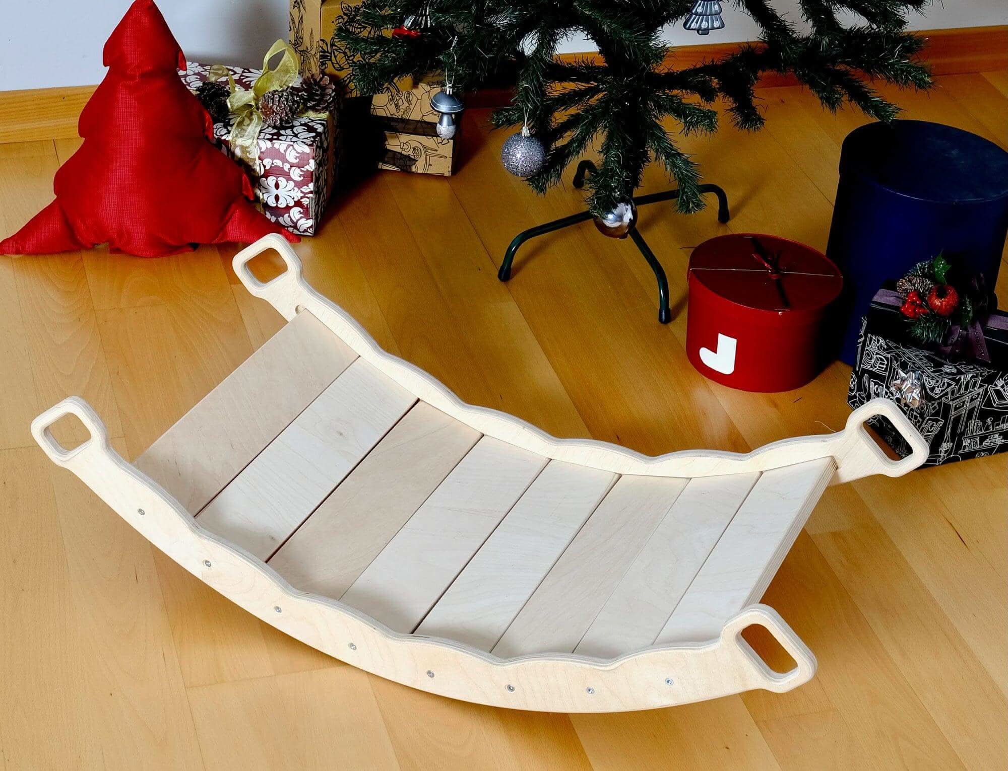 Montessori Balance Board aus Holz – Bewegungs- & Gleichgewichtsspielzeug für Kinder