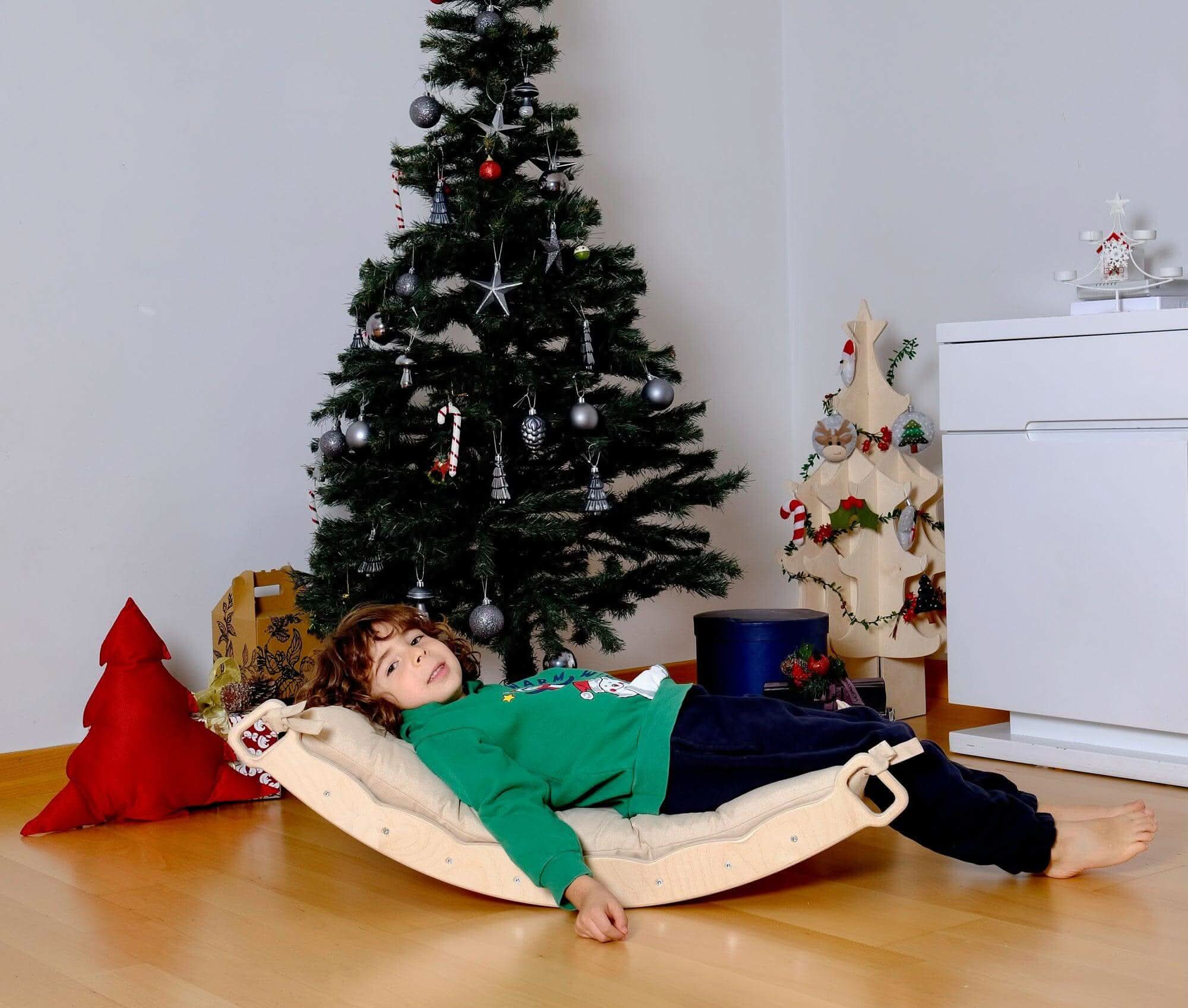 Montessori Balance Board aus Holz – Bewegungs- & Gleichgewichtsspielzeug für Kinder